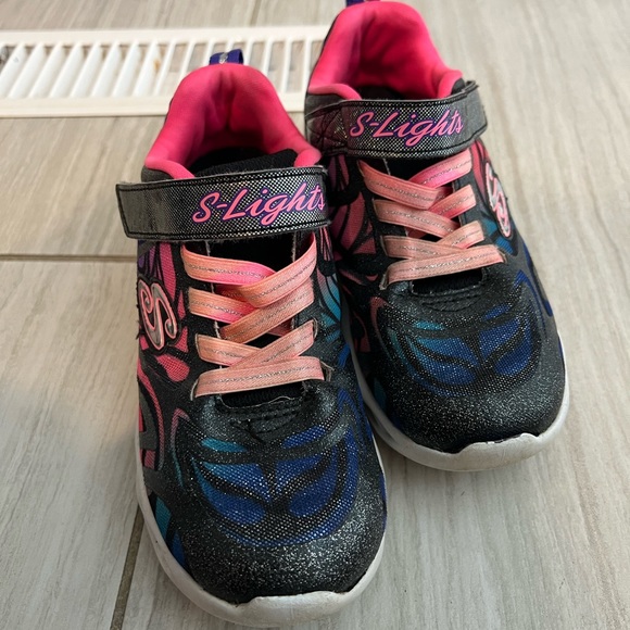 Sketcher Kids Light Up Running Shoes - Picture 1 of 2